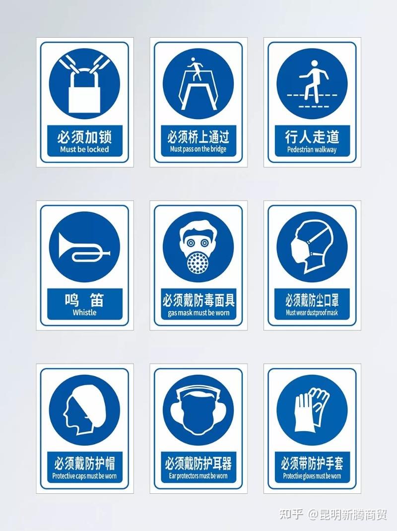 安全警示标志为何分为红黄蓝绿四色其形状有何意义