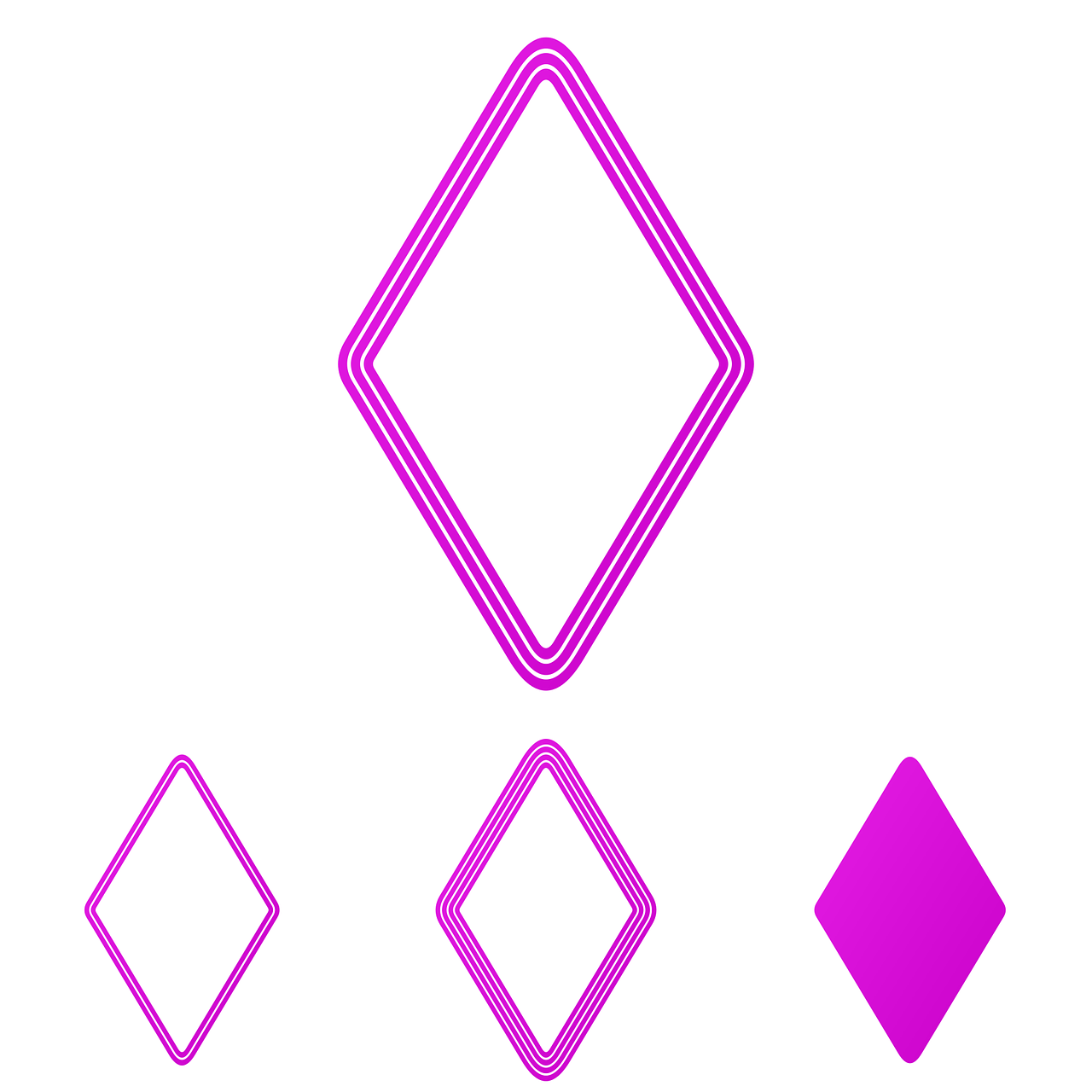 3. 菱形文字排版法