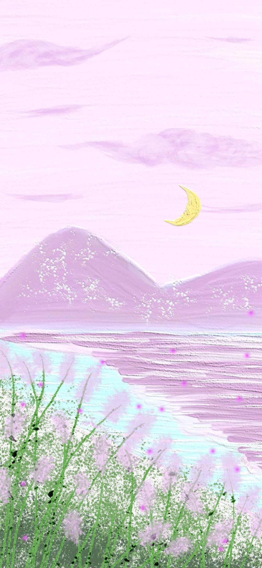 有哪些好看的全面屏手机壁纸或微信聊天背景图片