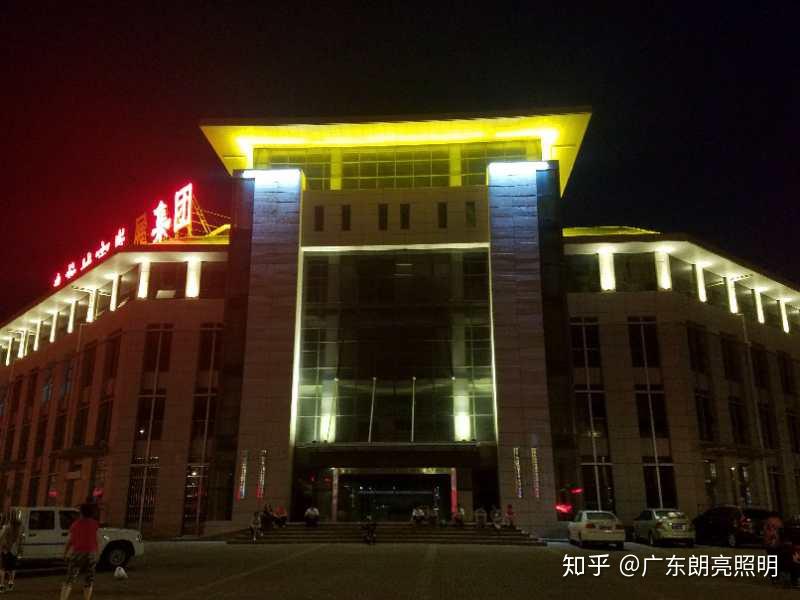 宁夏石嘴山126栋事业单位楼体亮化项目