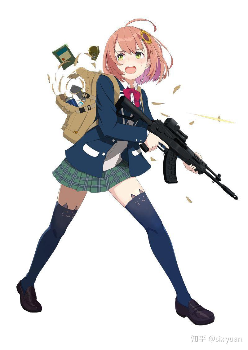 有没有一些拿着枪的动漫头像? - 知乎