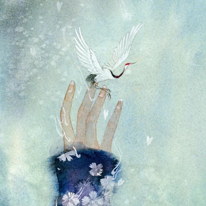 有没有国风的仙鹤头像或者壁纸? - 知乎