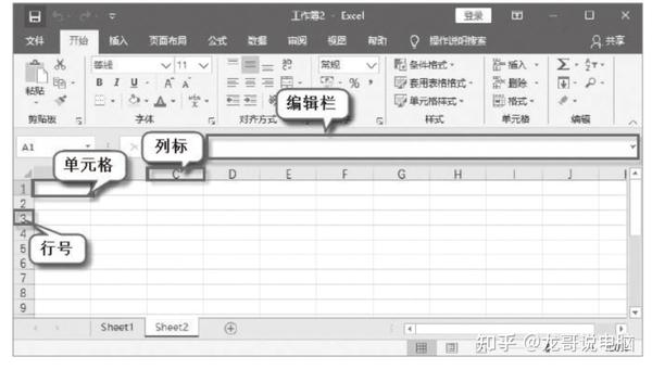 认识Excel界面 - 知乎