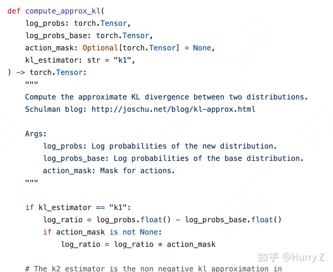 GRPO中的KL Loss实现细节问题 - 知乎
