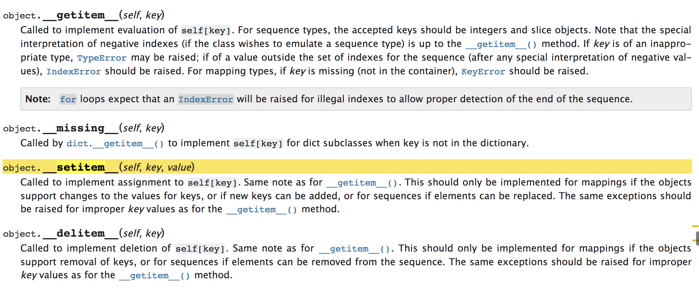 python的__setitem__和__getitem__到底做了什么操作？ - 知乎