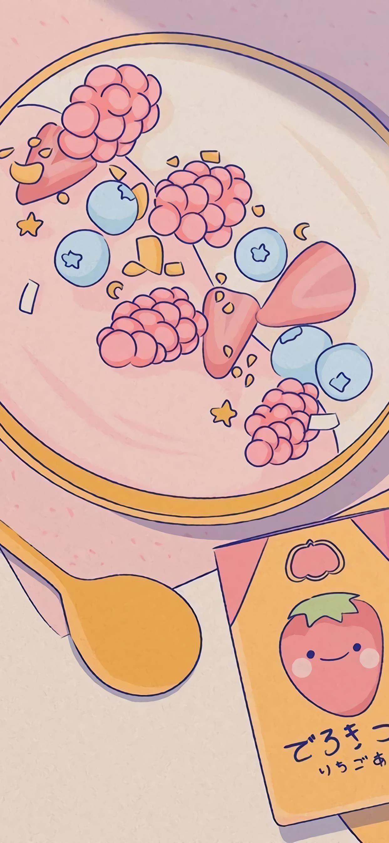 有没有什么日系零食包装纸少女心又可爱的全屏壁纸