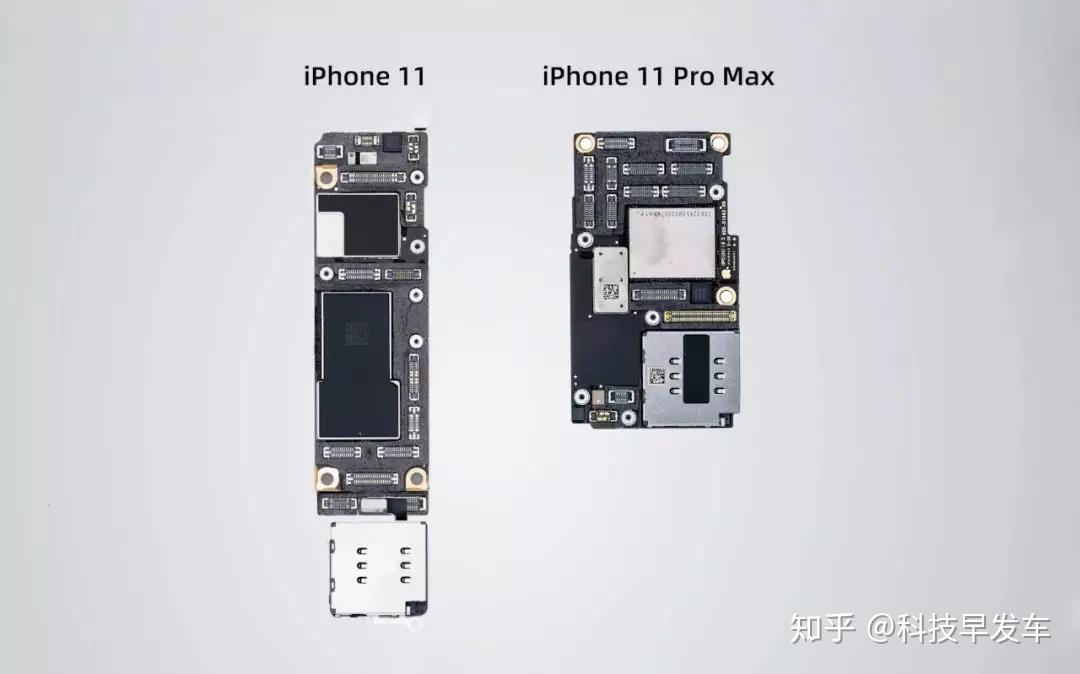 iphone 11 系列三款手机,都采用了 slp 工艺的双层主板.