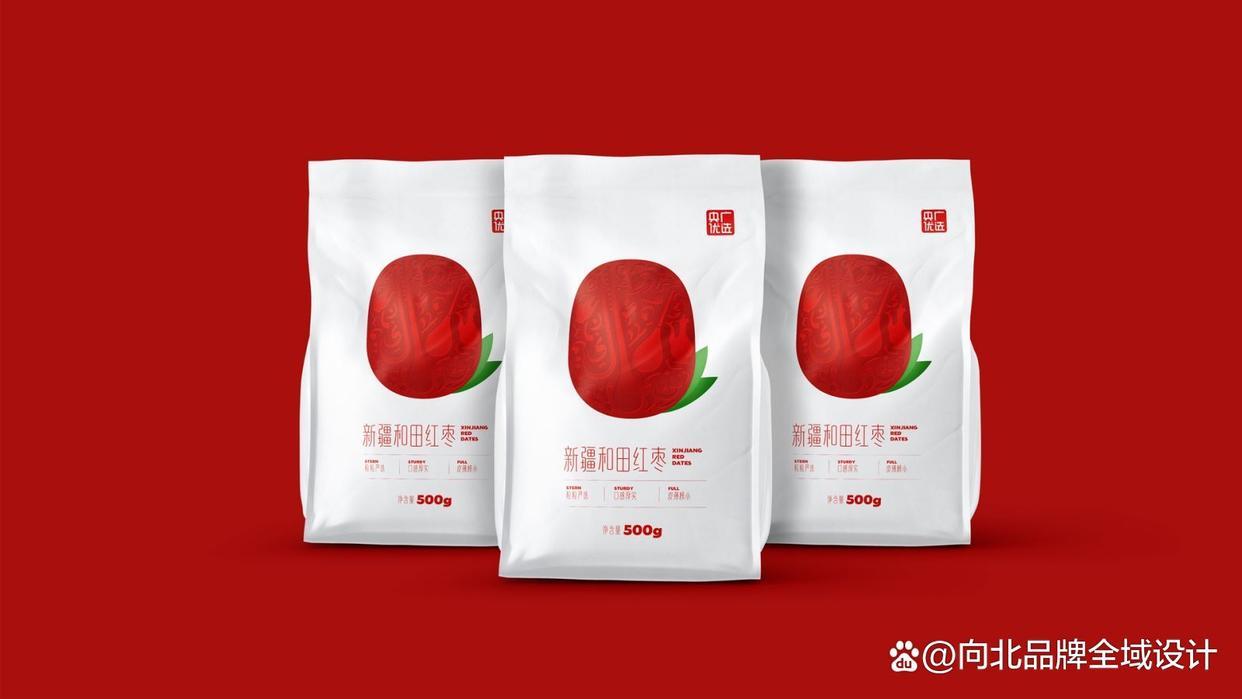 红枣包装设计红枣包装设计中的色彩搭配太重要了