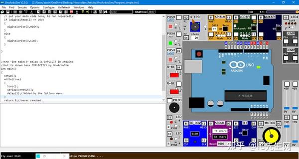 UnoArduSim：无需Arduino板即可学习Arduino编程和调试代码的模拟器 - 知乎