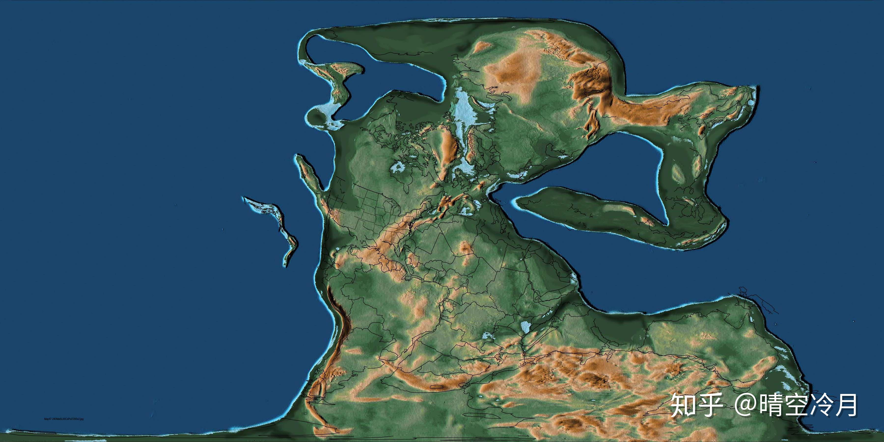 如果把地球的陆地还原到盘古大陆时期,现在的各国领土会变成什么样子?