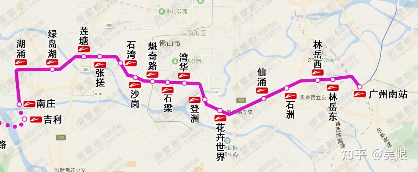 南庄地铁2号线路图图片