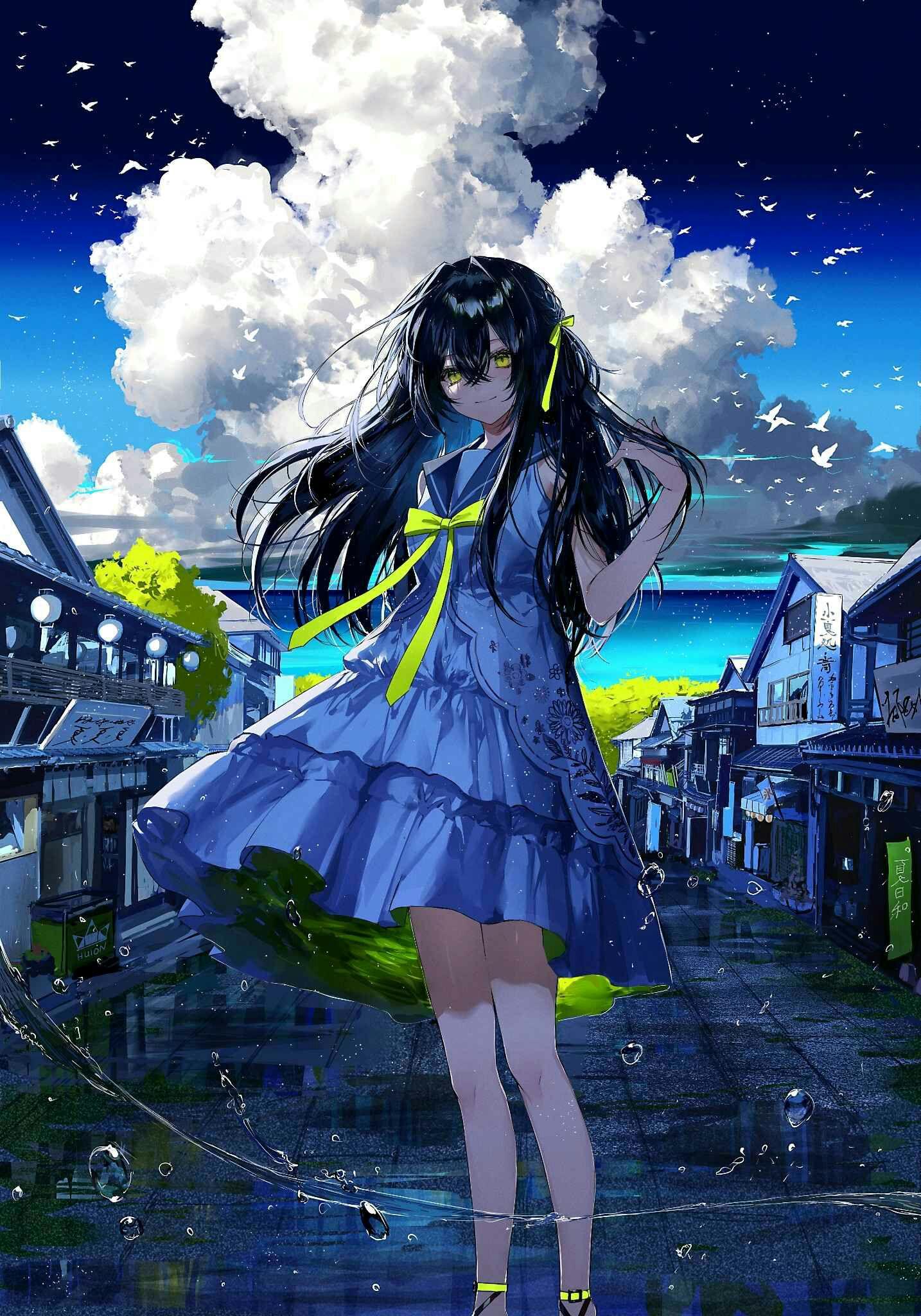 有没有日系动漫街道壁纸? - 知乎