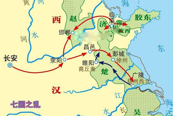 七国之乱发生在什么时候,参与叛乱的诸侯国,分别是哪七国? - 知乎