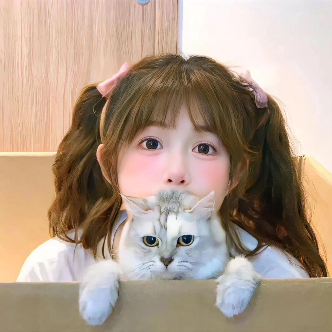 女生头像:抱猫猫的漂亮女生头像 - 知乎