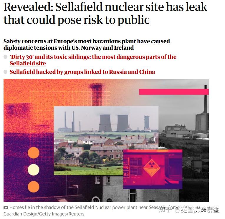 突发!英国隐瞒严重核泄漏!秘密排放核污水已4年,比日本更糟 - 知乎