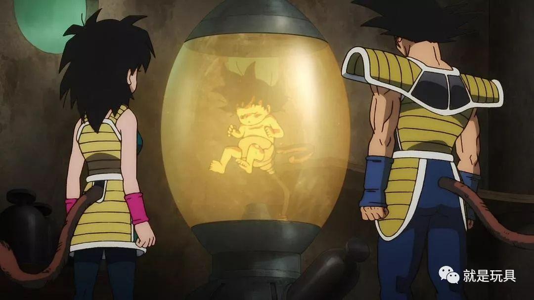 最后一款是在赛亚人星球培养皿中的婴儿卡卡罗特,卡卡罗特在弗利萨