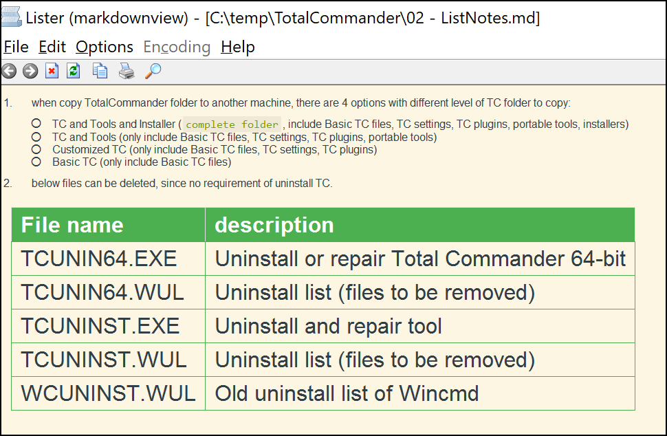 Total Commander的内容查看插件(Lister plugins, .WLX)之MarkdownView - 知乎