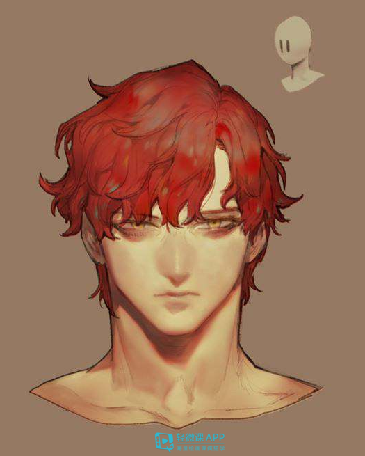 正面光相对于其他方向的光源阴影面不大,不容易形成体积感,所以在画图