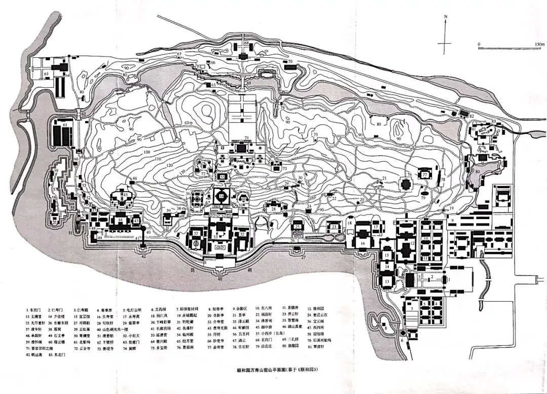 故宫 皇家园林北方经典园林平面图 10 西泠印社  9 太子湾公园及