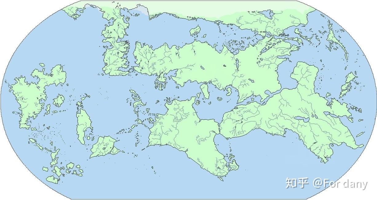 《冰与火之歌》中的世界地图是什么样的? 