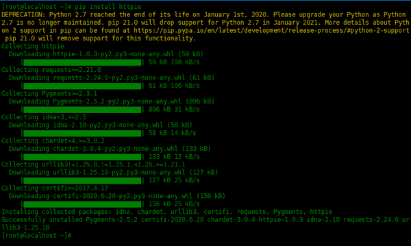installing httpie on windows