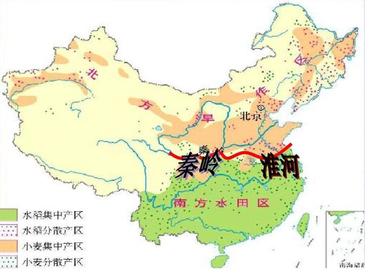 秦岭与淮河:中国南北分界线