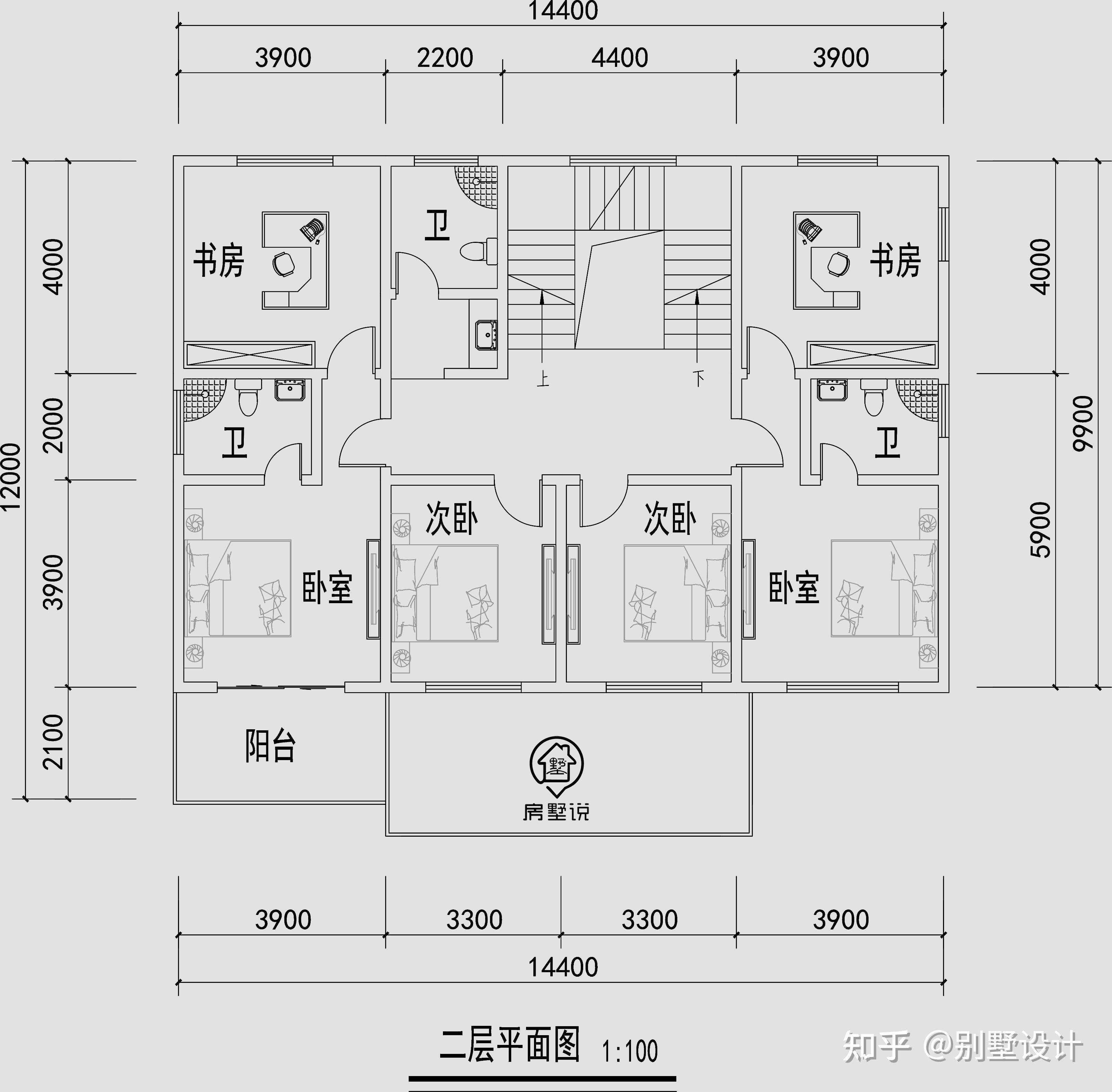 别墅户型解析图片