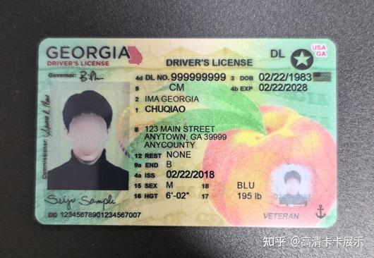 美国乔治亚州驾驶证