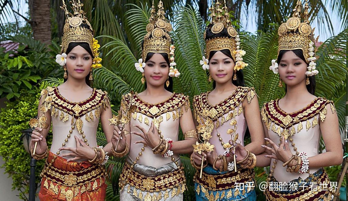 高棉族服饰图片
