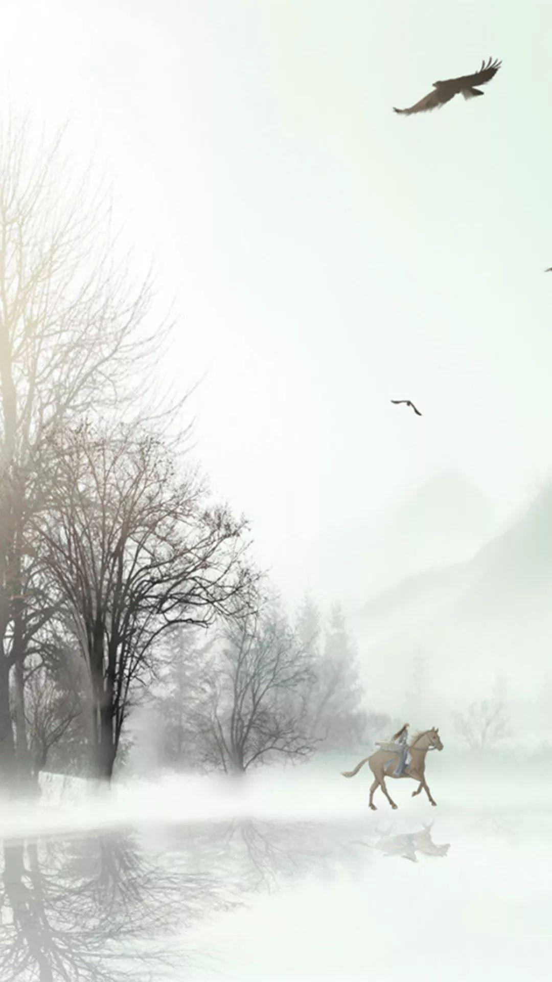 有哪些梦幻唯美,意境深远开阔,颜色淡雅,以景为主的的壁纸或图片?