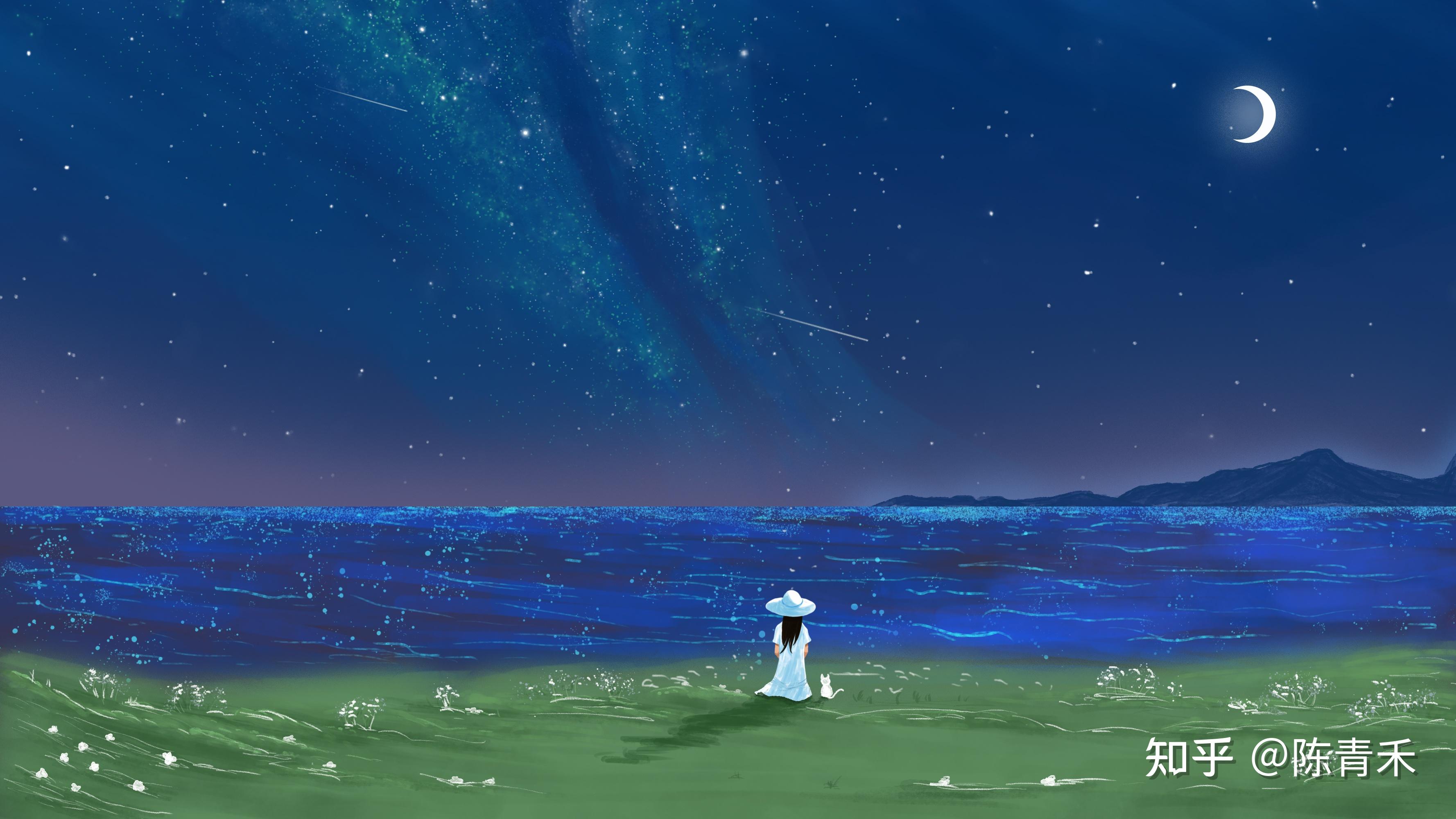 《山中访友》2.谷仓燃尽,我便可望月.