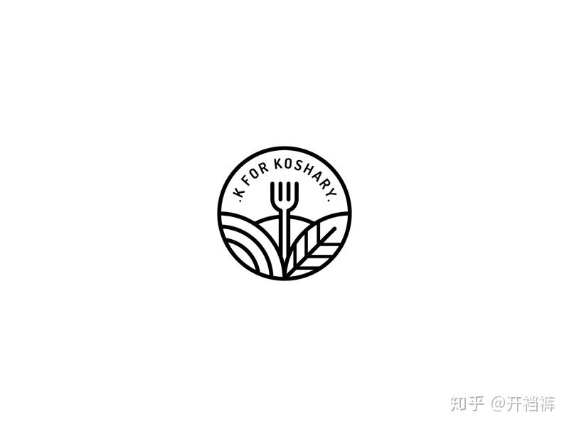 一组简笔画风格logo设计欣赏