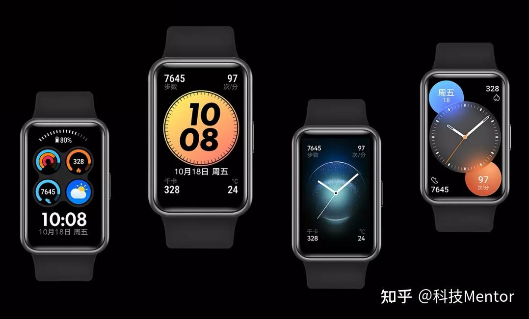 華為watchfitnew全綵大屏血氧監測來自大廠的成熟智能手錶