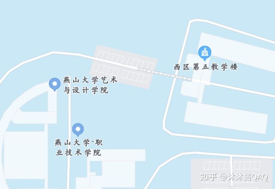 燕山大学里仁学院地图图片