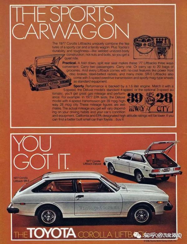 上世纪美国的经典燃油经济性汽车广告