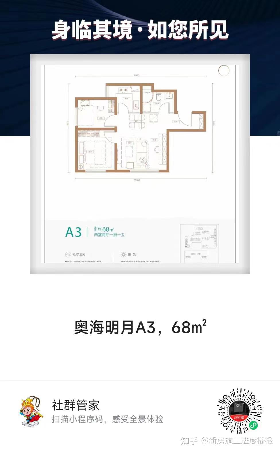 北京绿城·奥海明月踩盘户型测量来了