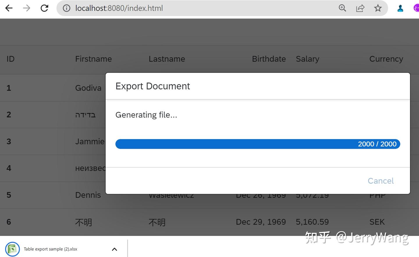 SAP UI5 表格数据如何导出成 Excel 文件(Table Export As Excel) - 知乎