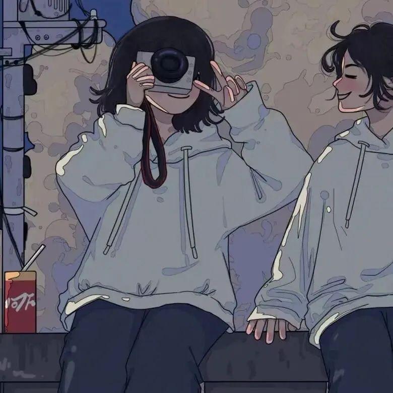 头像| 热门手绘双人闺蜜头像动漫 - 知乎