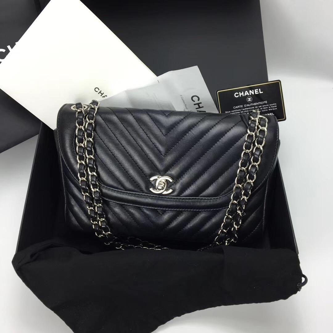 Chanel香奈儿女包 小号牛皮羊皮单肩链条包 香奈儿黑色女包 知乎