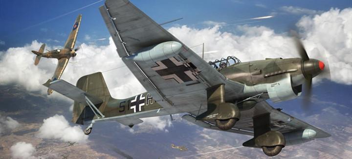 斯图卡德国的闪电战轰炸机如今仅存2架