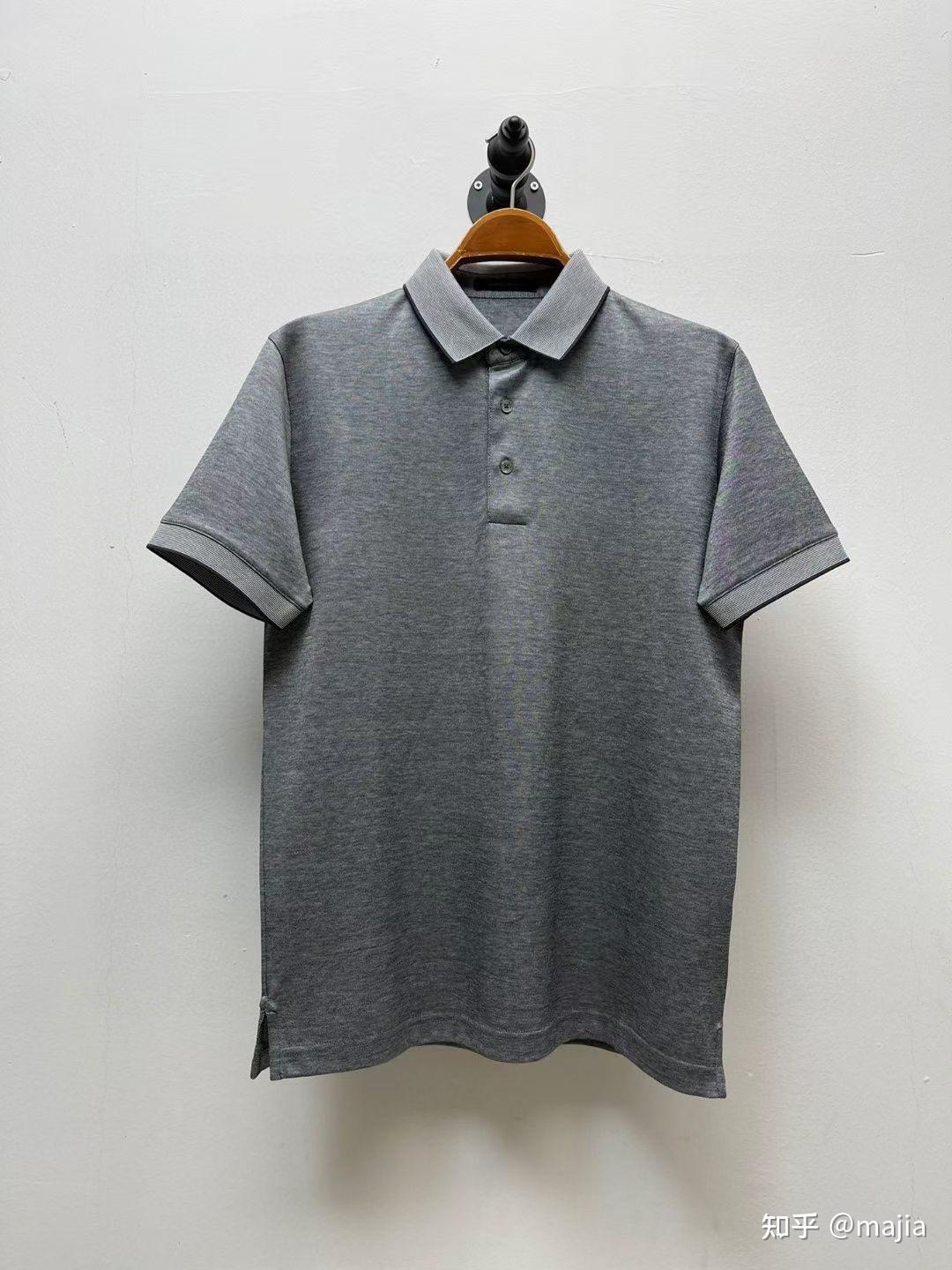 杰尼亚短袖polo衫