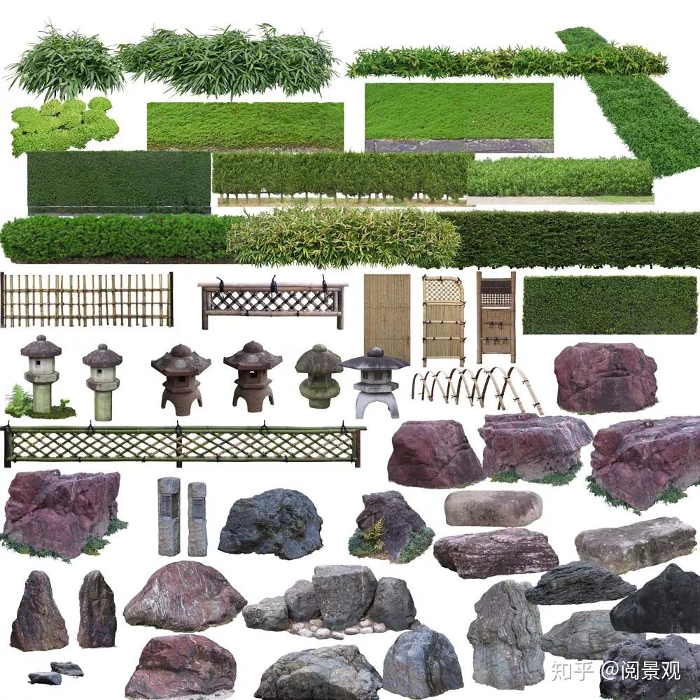25.4G高清PSD分层植物立面源文件，景观设计必备 - 知乎