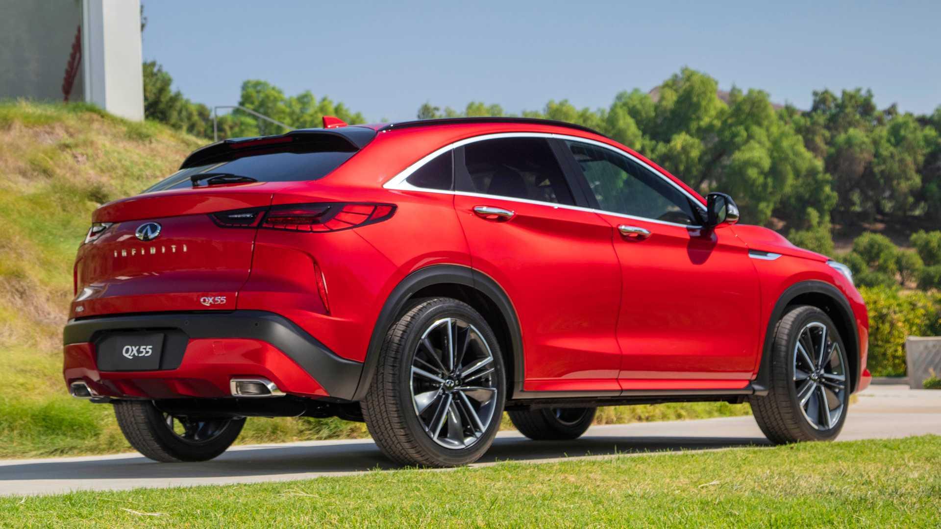 英菲尼迪qx55正式首发亮相品牌首款轿跑suv外形动感个性