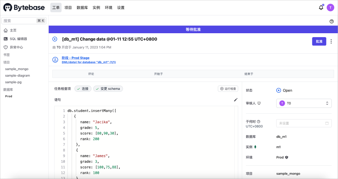 Bytebase 1.11.0 发布，支持 MongoDB！ - 知乎
