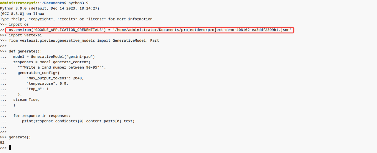 Google Gemini API使用示例 - 知乎