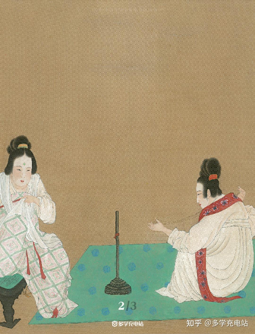 名画赏析|海外遗珍《捣练图》张萱 - 知乎