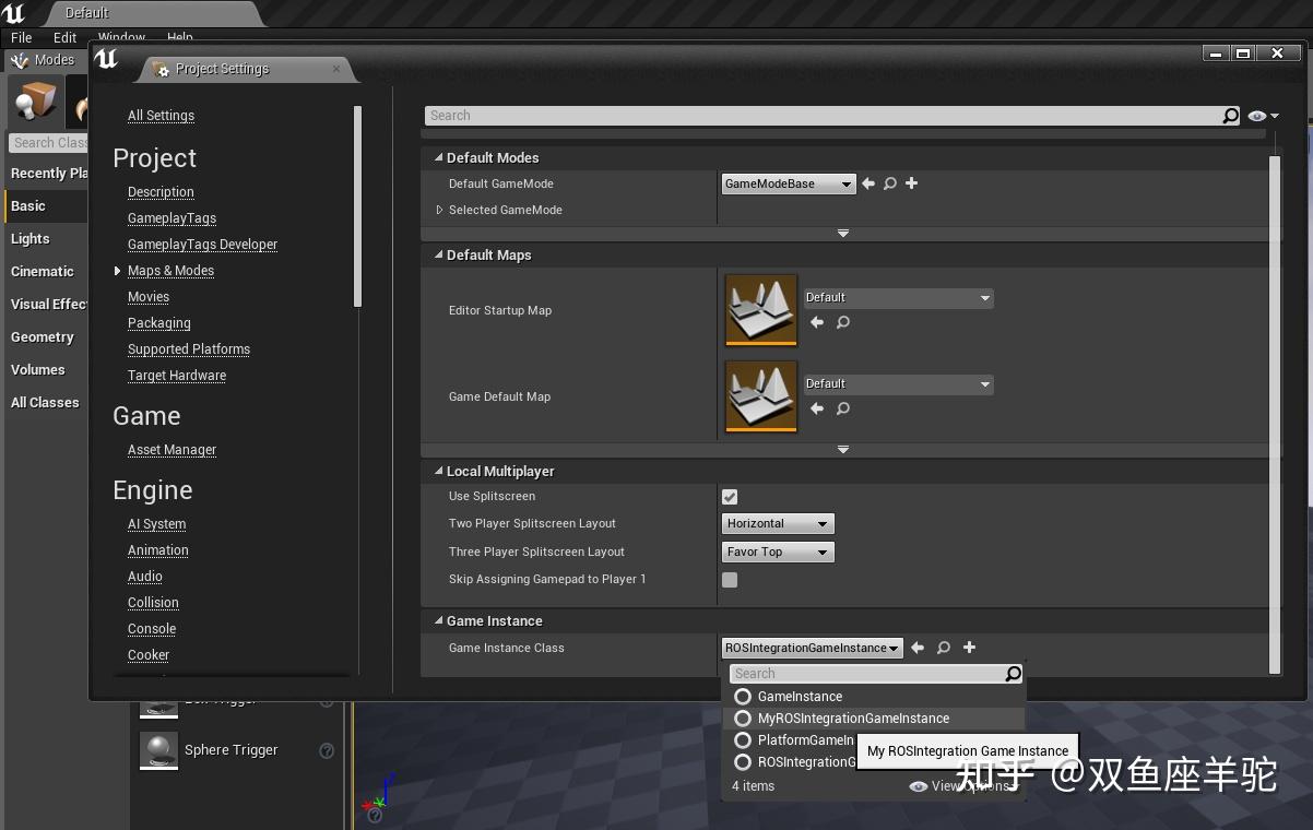 Rosintegration rosintegrationvision 4 unreal engine 4 