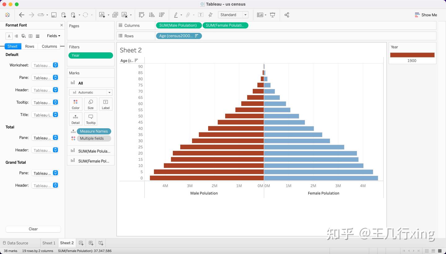Tableau Animation Population 【tableau-可视化】Population Pyramid 人口结构金字塔图 - 知乎