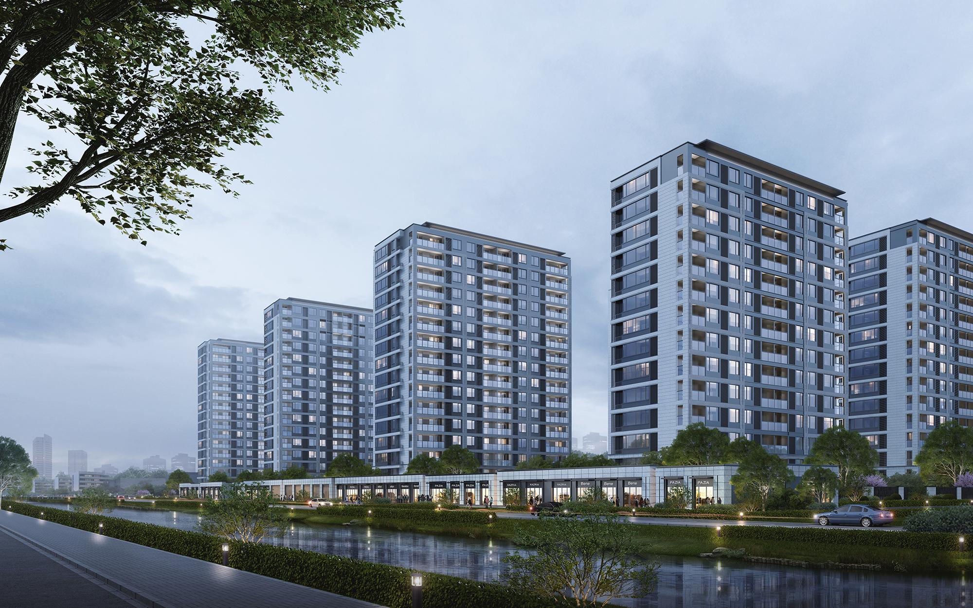 均价约13700元/㎡!融创打造的滨水品质住宅,就在眼前!