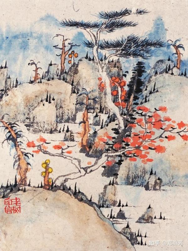 老树画配诗 - 知乎